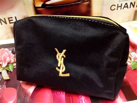 ysl beauté makeup bag|yves saint laurent cosmetic bag.